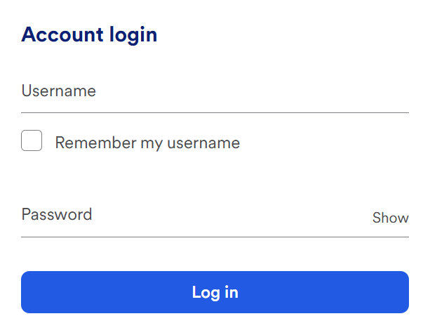 Log-in-reference